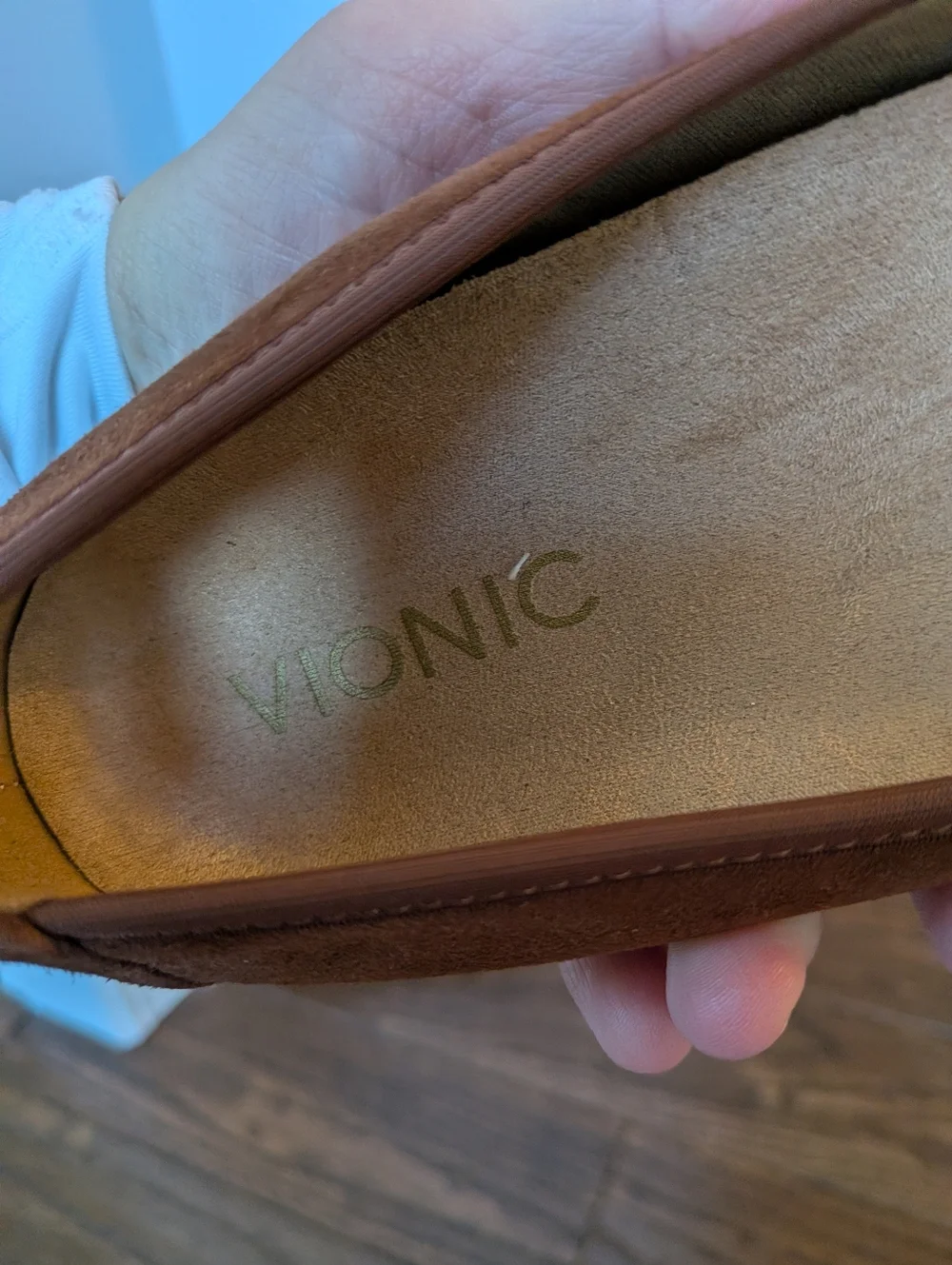 Vionic Women's Brown Suede Minna Ballet Flats 8.5 - Picture 8 of 9